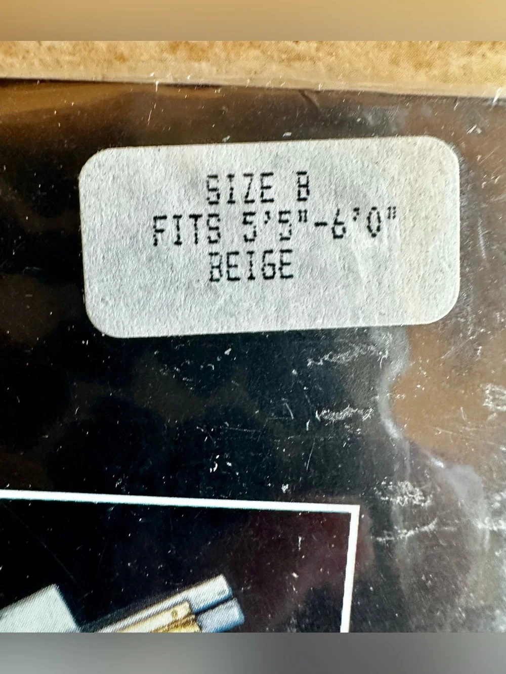 Vintage 80’s NOS Gold Medal Thigh Hi’s Size B 5’5”-6’ Beige